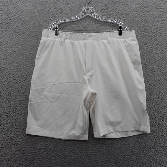 Under Armour Mens UA Drive Golf Shorts Size 38 White Performance NWT - Picture 1 of 13